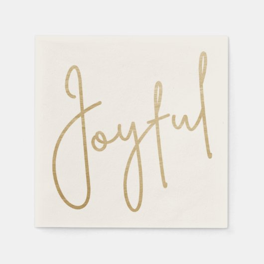JOYFUL Gold Imitate Fossil Serviette (Vorderseite)