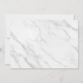 Joyful Grayscale Modern Photo Save The Date (Rückseite)