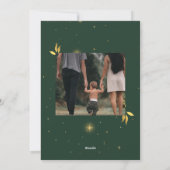 Joyful Green & Gold Zwei Bilder Weihnachten (Rückseite)