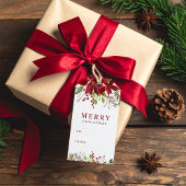 Joyful Greenery Frory Christmas Kraft Geschenkanhänger