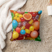 Joyful Gummy Candies Kissen (Decke)
