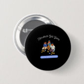 Joyful Hanukkah Kids Button (Vorne & Hinten)