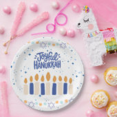 Joyful Hanukkah Pappteller (Party)
