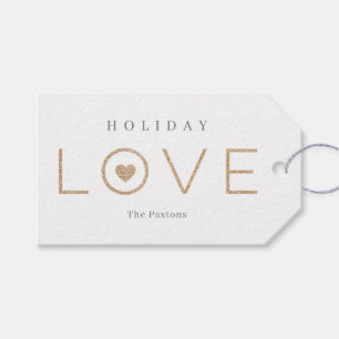 Joyful Heart EDITABLE COLOR Holiday Gift Tags Geschenkanhänger