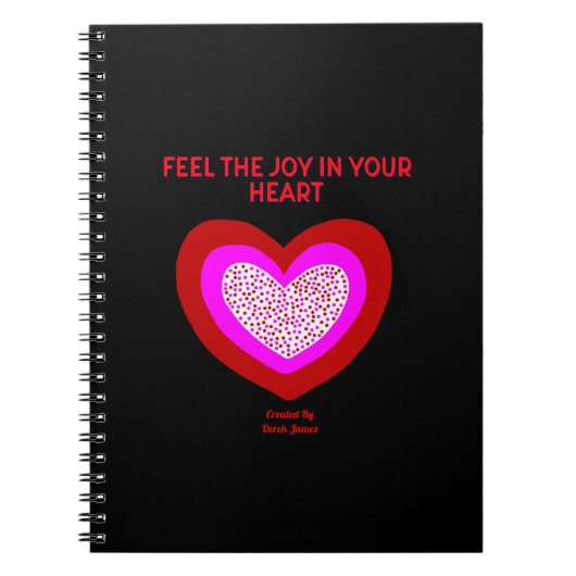 Joyful Heart Foto Notebook Notizblock (Vorderseite)