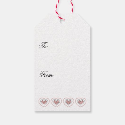 Joyful Heart Gift Tag (Leopard) Geschenkanhänger (Rückseite)