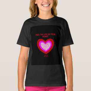 Joyful Heart Girls Black Basic T Shirt