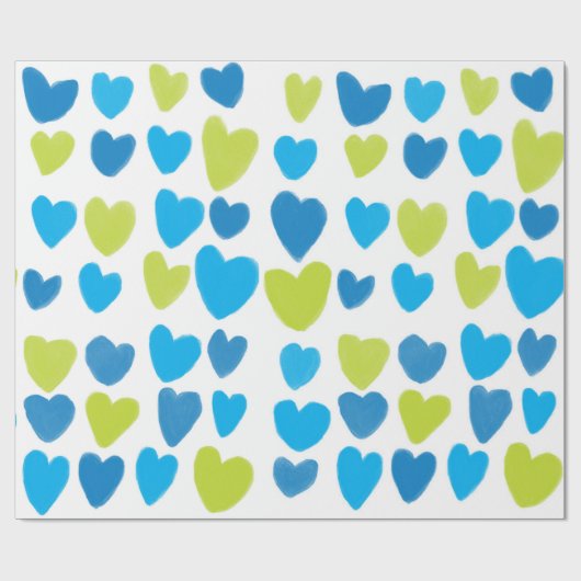 Joyful Heart Holiday Wrapping Paper Geschenkpapier (Flach)