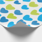 Joyful Heart Holiday Wrapping Paper Geschenkpapier (Ecke)