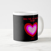 Joyful Heart Jumbo Tasse (Vorderseite Rechts)