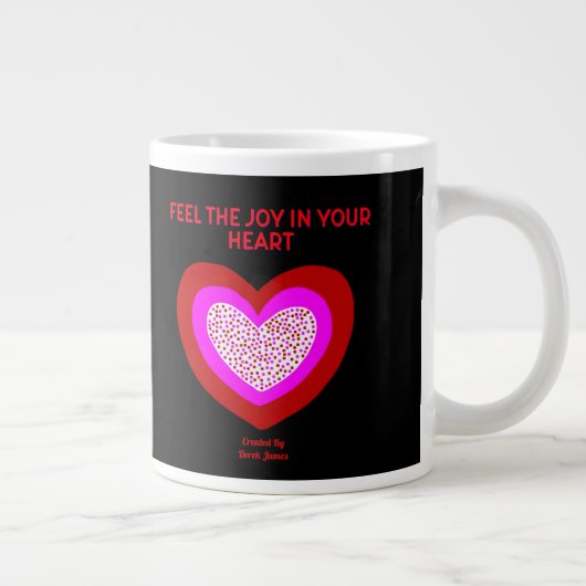 Joyful Heart Jumbo Tasse (Rechts)