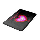 Joyful Heart Medium Bath Mat Badematte (Schrägansicht)