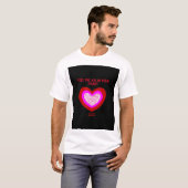 Joyful Heart Men White Basic T Shirt (Vorne ganz)
