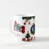 Joyful Heart, Merry Merry Mind — Classic Christmas Kaffeetasse (Vorderseite Links)