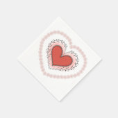 Joyful Heart Napkin Serviette (Ecke)