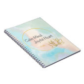 Joyful Heart Positive Mindful Buddha Zitat Notizblock (Rechte Seite)