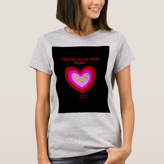 Joyful Heart Women's Light Steel Basic T Shirt (Vorderseite)
