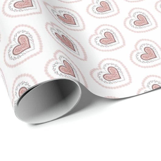 Joyful Hearts Gift Wrap (Leopard) Geschenkpapier (Rolleneckpunkt)