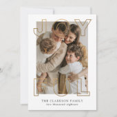 Joyful Holiday Card Feiertagskarte (Vorderseite)