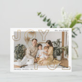 Joyful Holiday Card Feiertagskarte (Stehend Vorderseite)