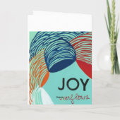 Joyful Holiday Card Feiertagskarte (Rückseite)