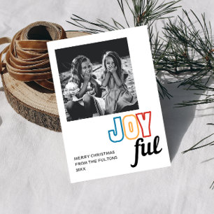 Joyful Holiday Card   Vertikal Feiertagskarte