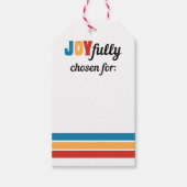 Joyful Holiday Gift Tags Geschenkanhänger (Vorderseite)