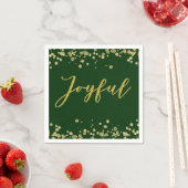 Joyful Holiday Paper Napkin Serviette (Beispiel)