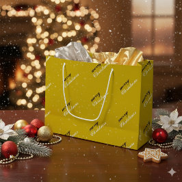 Joyful Holiday Spirit Festive Merry Christmas Große Geschenktüte