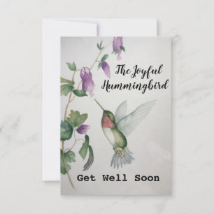 Joyful Hummingbird bekommen Well Card