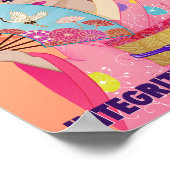 Joyful in Japan Art Print Poster (Ecke)