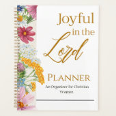 Joyful in the Lord Planner Planer (Vorderseite)