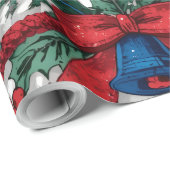 Joyful Jamboree Maximalist Holiday Geschenkpapier (Rolleneckpunkt)