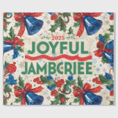 Joyful Jamboree Maximalist Holiday Geschenkpapier (Flach)