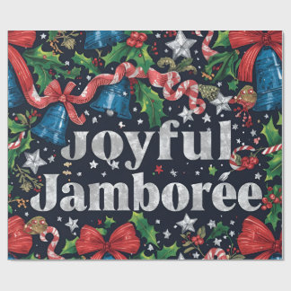 Joyful Jamboree Maximalist Holiday Geschenkpapier