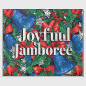 Joyful Jamboree Maximalist Holiday Geschenkpapier (Flach)