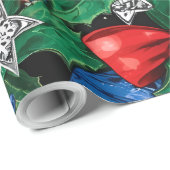 Joyful Jamboree Maximalist Holiday Geschenkpapier (Rolleneckpunkt)