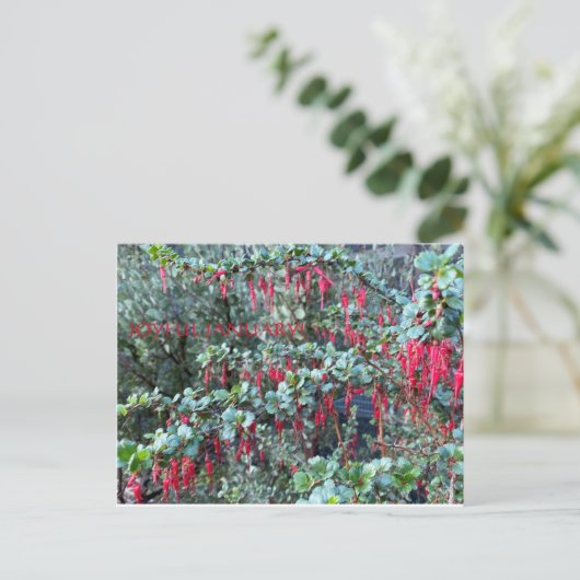 JOYFUL JANUARY! POSTKARTE (Stehend Vorderseite)