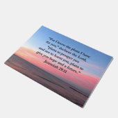 JOYFUL JEREMIAH 29:11 SUNRISE FUßMATTE (Schrägansicht)