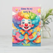 " JOYFUL JESTER " EINLADUNG (Stehend Vorderseite)