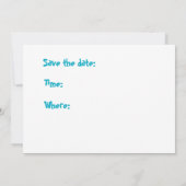 " JOYFUL JESTER " EINLADUNG (Rückseite)