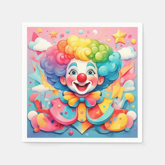 " JOYFUL JESTER " SERVIETTE (Vorderseite)