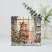 Joyful Jingles: Frohe Festtage Feiertagskarte (Stehend Vorderseite)