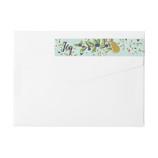 Joyful Joliday Wrap Around Label (Rückseite)