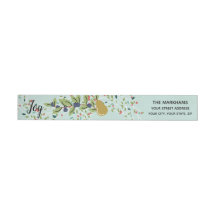 Joyful Joliday Wrap Around Label