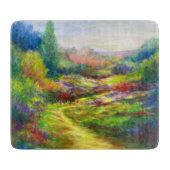 Joyful Journey-Colorful and Whimsical Landscape Schneidebrett (Vorderseite)