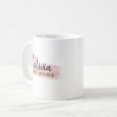 Joyful Journey Pink Rose Tasse - Custom Gift für s (Vorderseite Links)