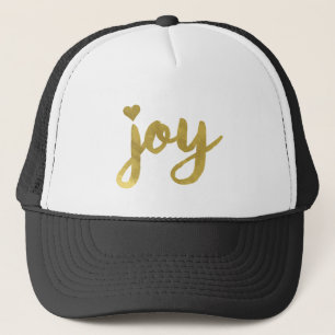 Joyful Joyful Ich habe Joy Full of Joy Gold Art Go Truckerkappe
