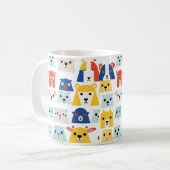 Joyful Jungle Adorable Animal Faces Tasse (Vorderseite Links)
