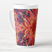 Joyful Kaleidoscope Color Latte Mug Milchtasse (Linke Ecke)